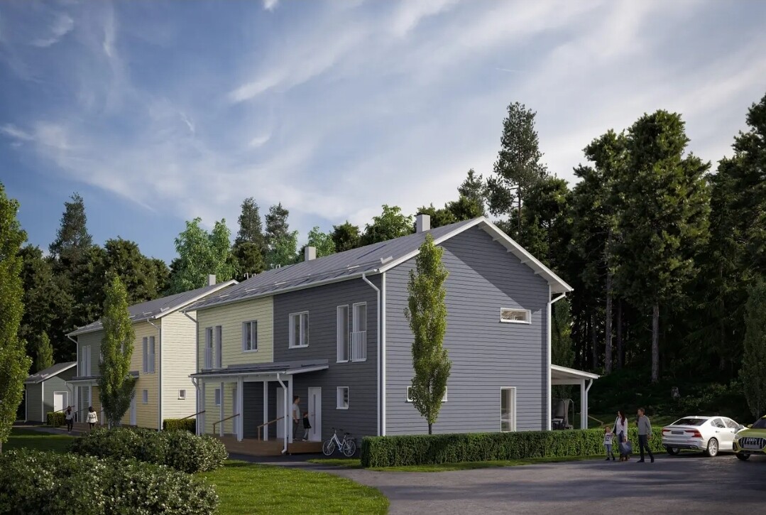 Paritalo Viittatie 26, Vantaa — julkisivu, uudiskohde